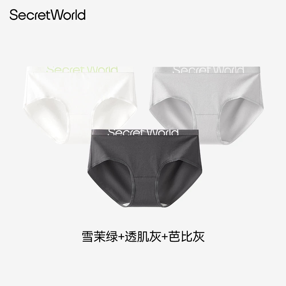 SecretWorld Cotton Antibacterial Mid-waist Briefs