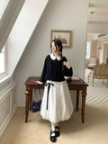 MUCHA Polka Dot Skirt Blazer Suit