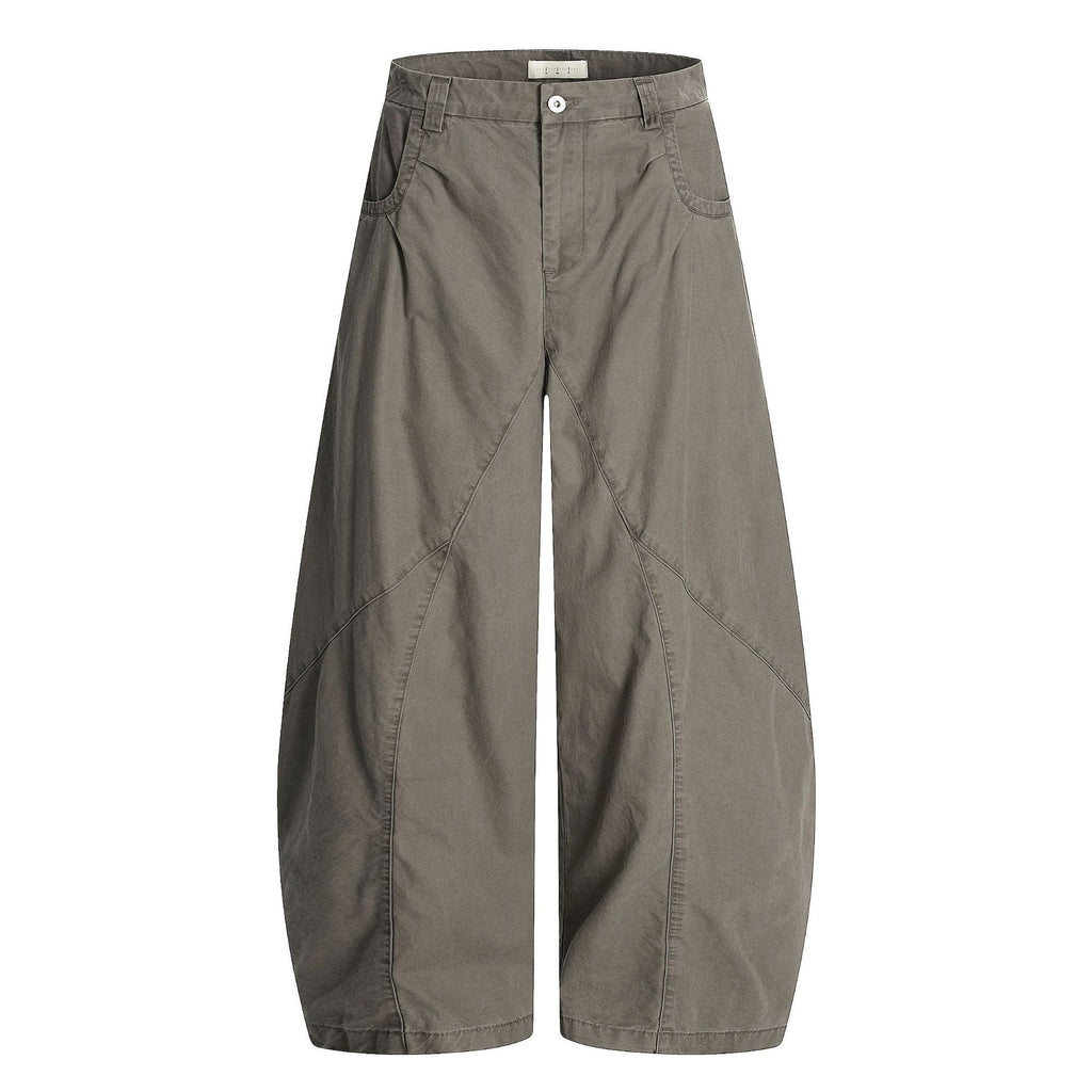 11KN Retro Scimitar Wide-leg Cargo Pants