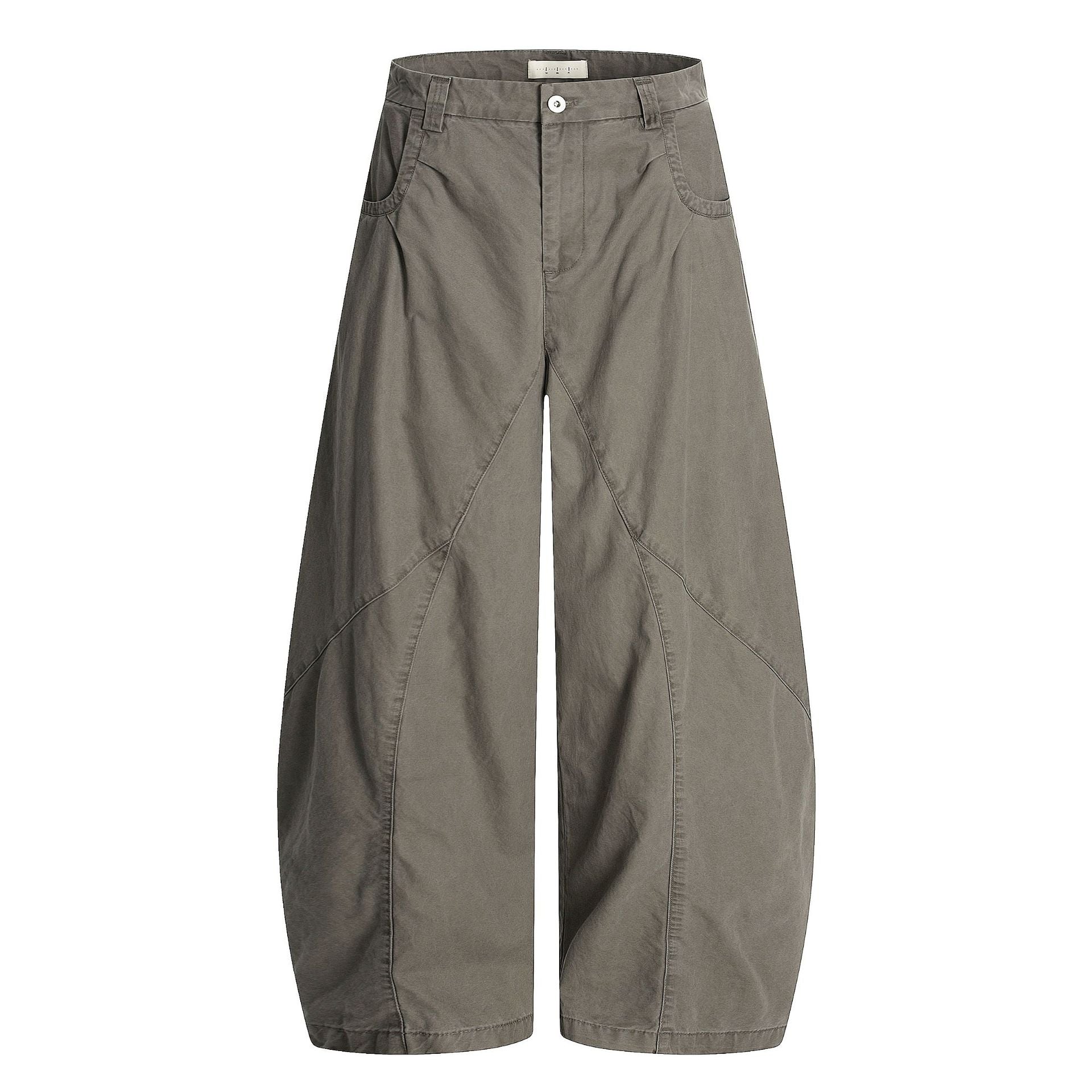 11KN Retro Scimitar Wide-leg Cargo Pants