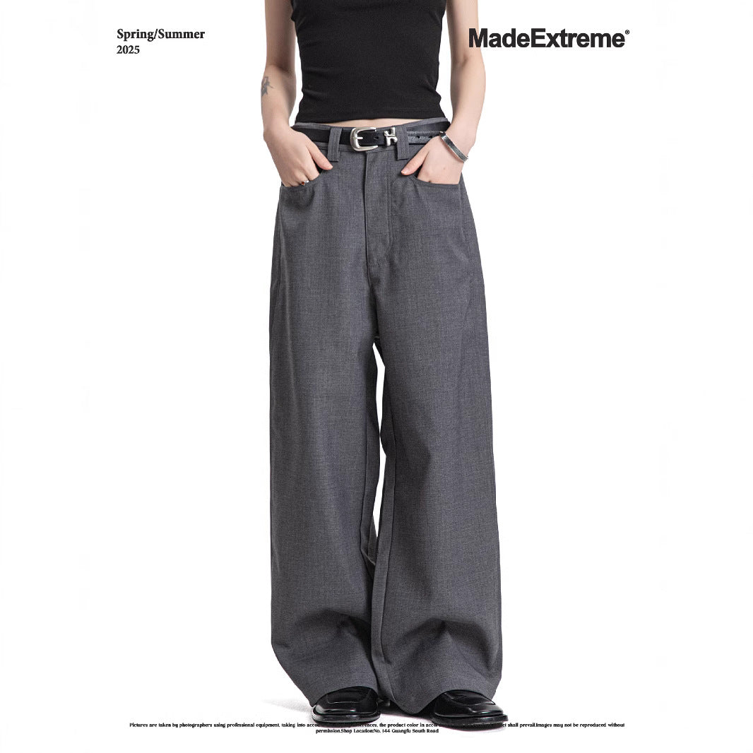 MEMADEEXTREME Micro-pull Anti-wrinkle Trousers Casual Trousers