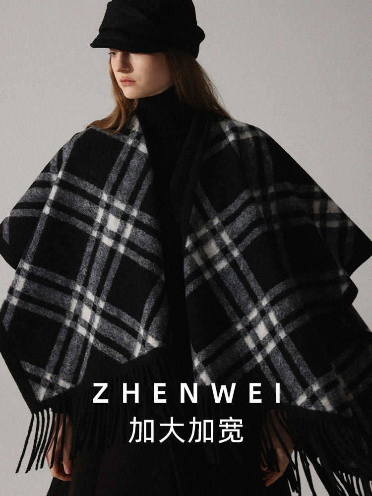 ZHENWEI Oversized Super Wide Shawl Big Scarf