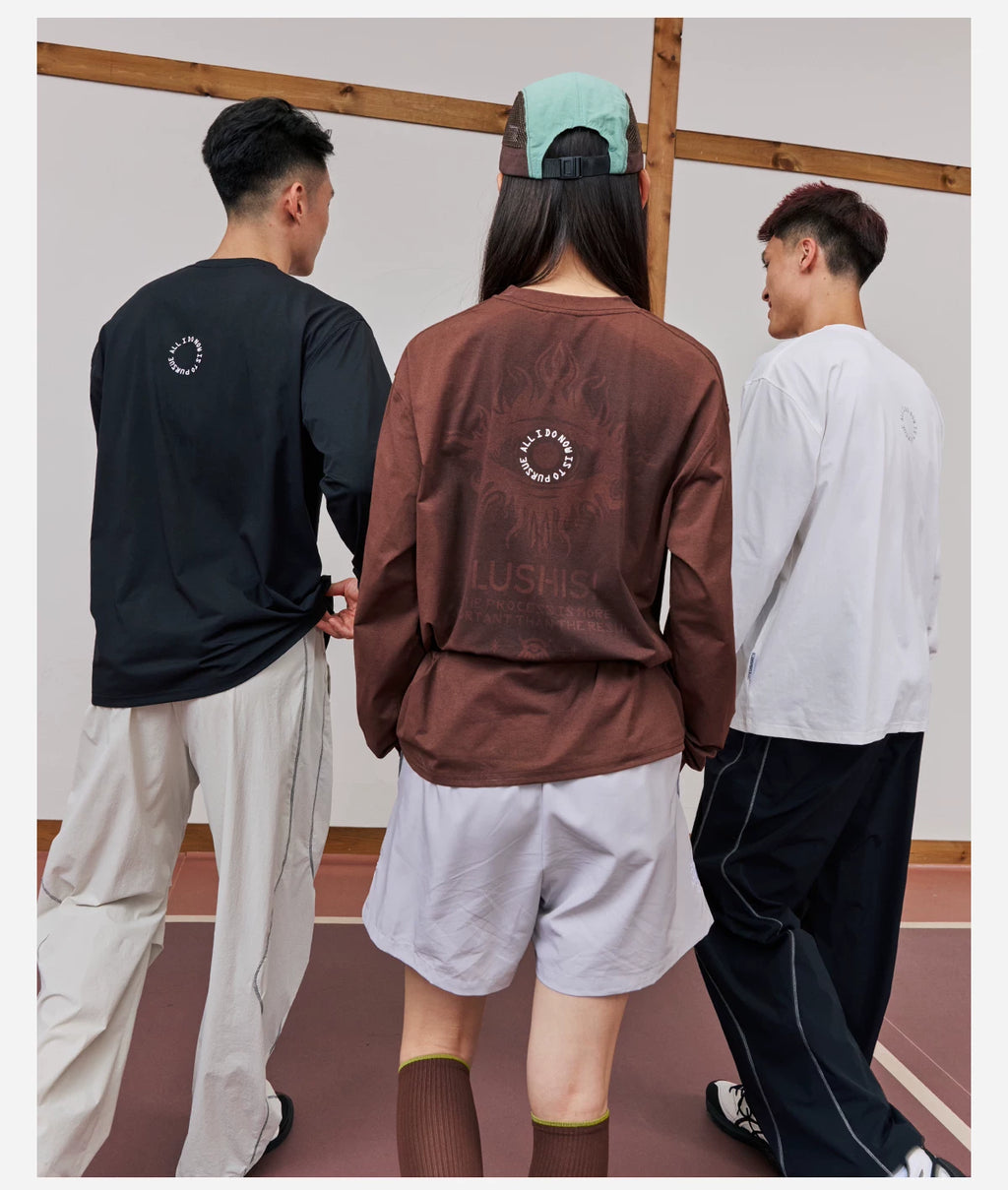 LUSHISI Cool and Comfortable Sports Quick-drying Casual Long Sleeves