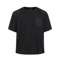 Remedy Loose Splicing Round Neck Casual Tee