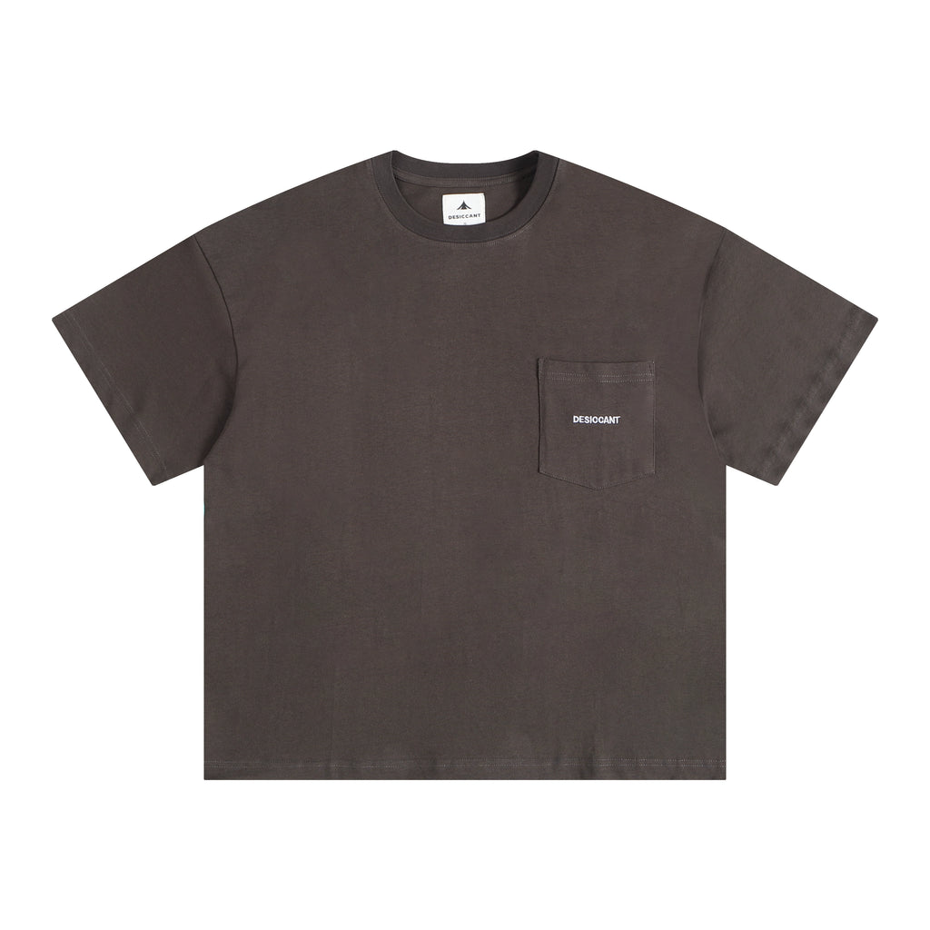 DESICCANT Embroidery LOGO Silhouette Loose Tee
