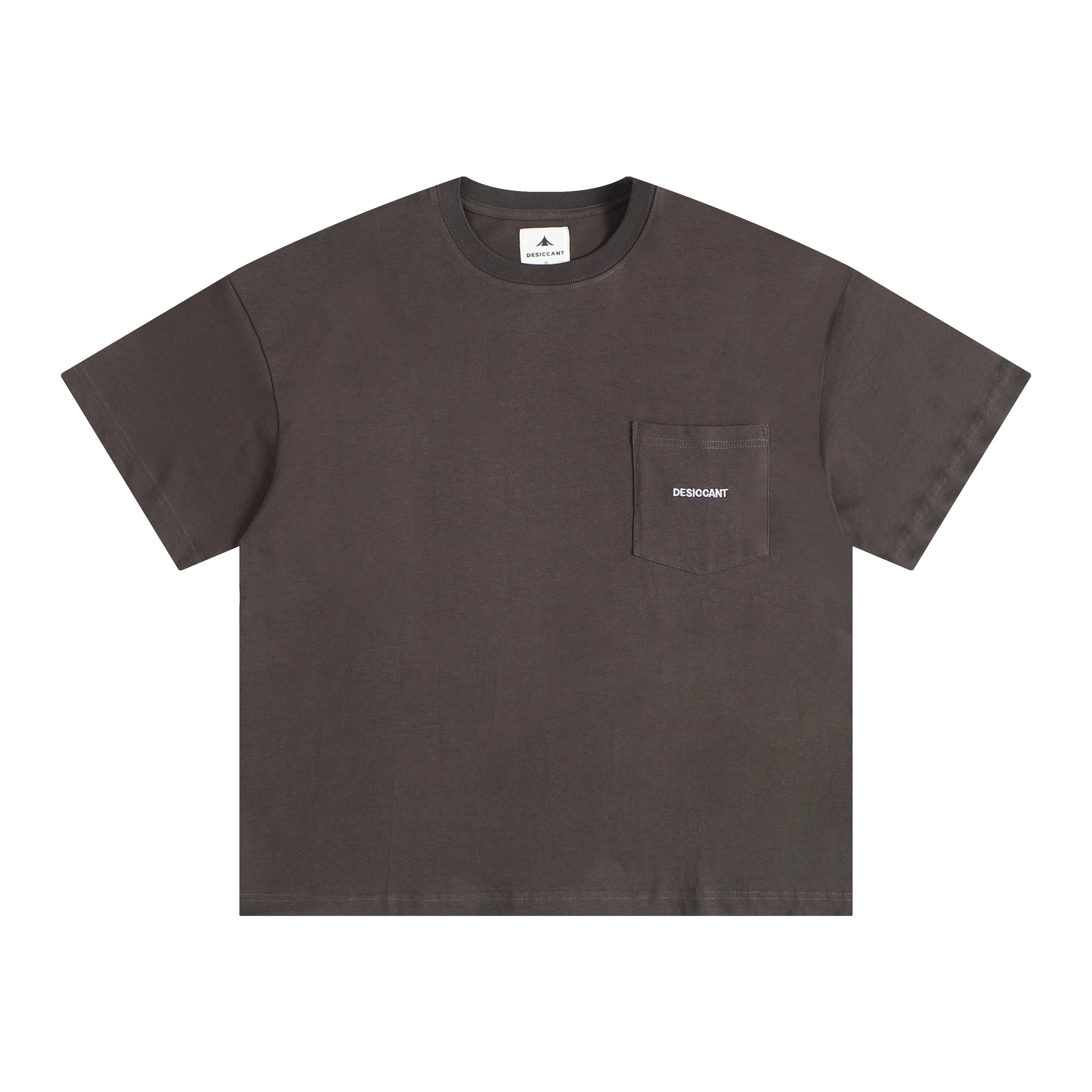 DESICCANT Embroidery LOGO Silhouette Loose Tee
