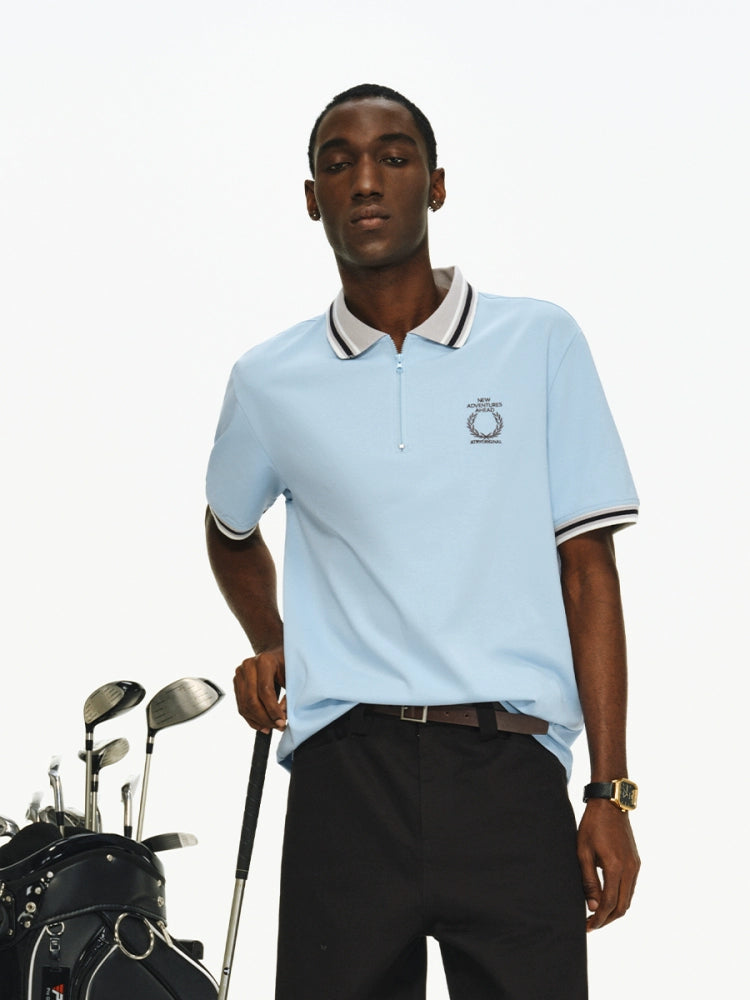 ATRY Golf Logo-embroidered Polo Shirt