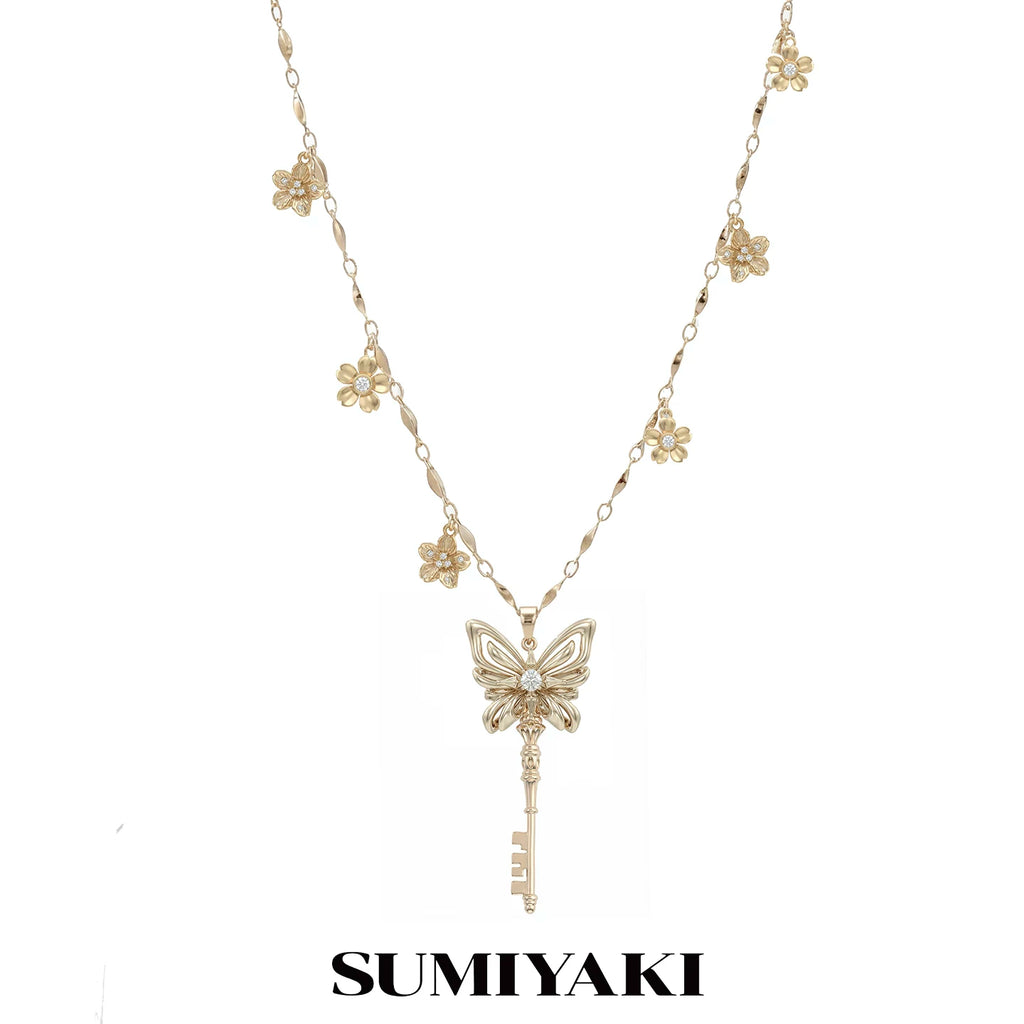 SUMIYAKI Butterfly Key Necklace