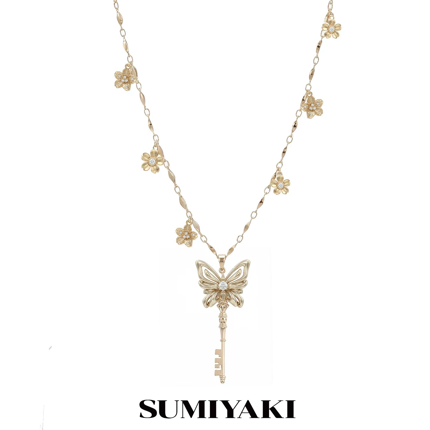 SUMIYAKI Butterfly Key Necklace