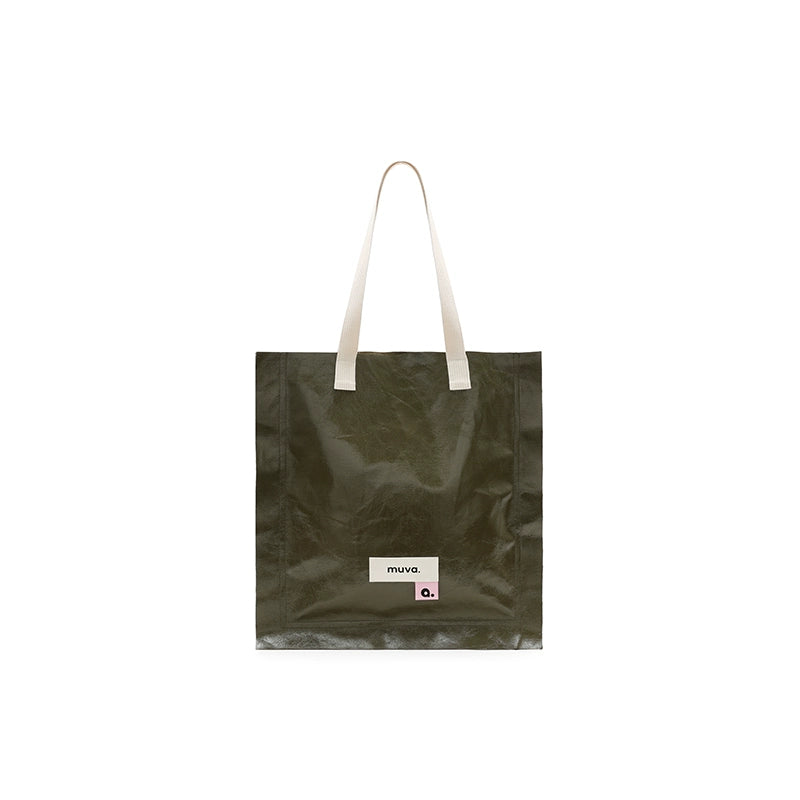 MUVA Flat Waterproof Canvas Shoulder Bag