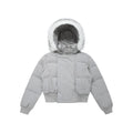 CHANYOOU Retro Hooded Fur Collar White Duck Down Jacket
