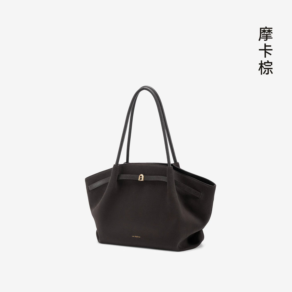 La Festin Suede Underarm Large Capacity Tote Bag