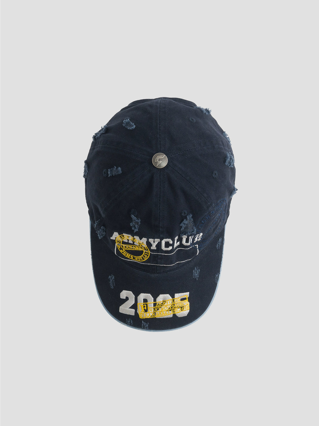 Fleamarket Double Brim Embroidered Bend Cap