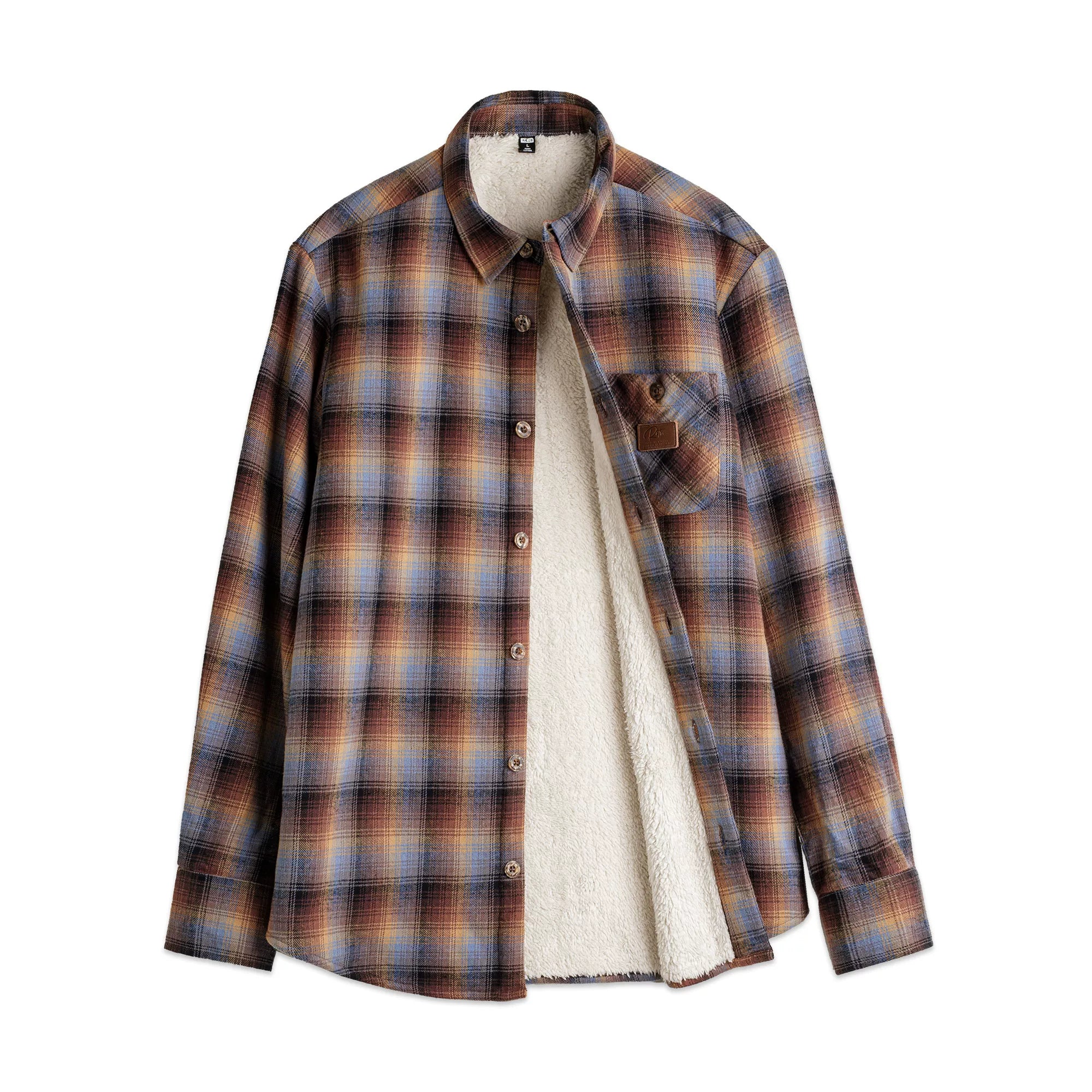 Madden Retro Plaid Fleece Thickened Jacket