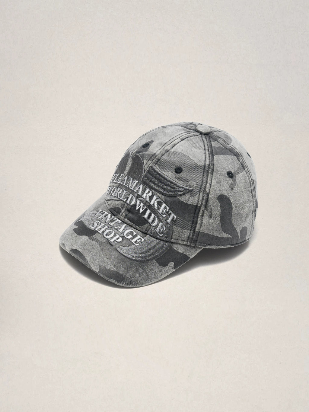 Fleamarket Camouflage Embroidered Cap