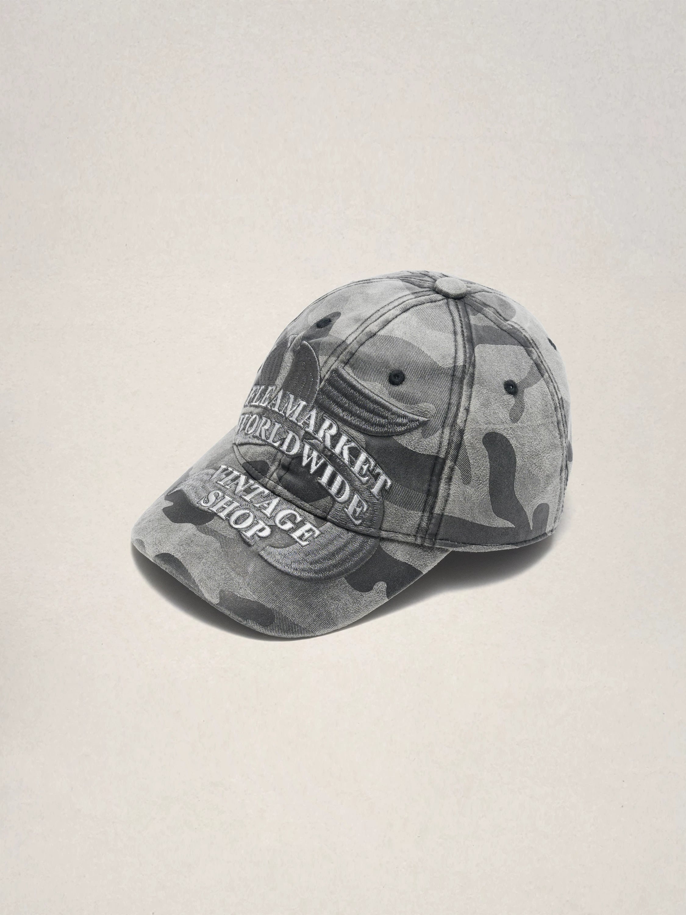 Fleamarket Camouflage Embroidered Cap
