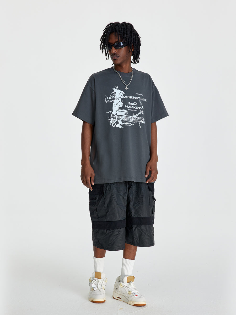 (NMK)  Original Thorns Mochizuki Dark Grey Tee