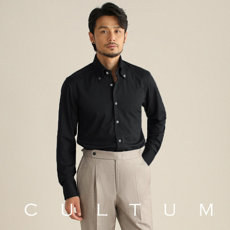 CULTUM Italian Long-sleeved Non-ironing and Easy-to-care Business Casual Shirt