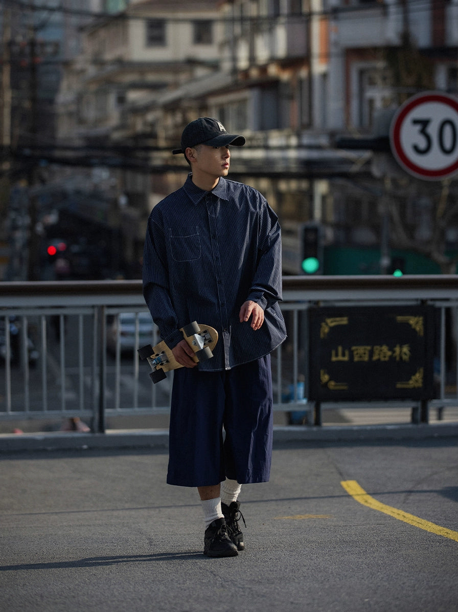 NOEARS Lapel Loose Shirt