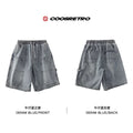CoosRetro Vintage Wide Leg Denim Shorts