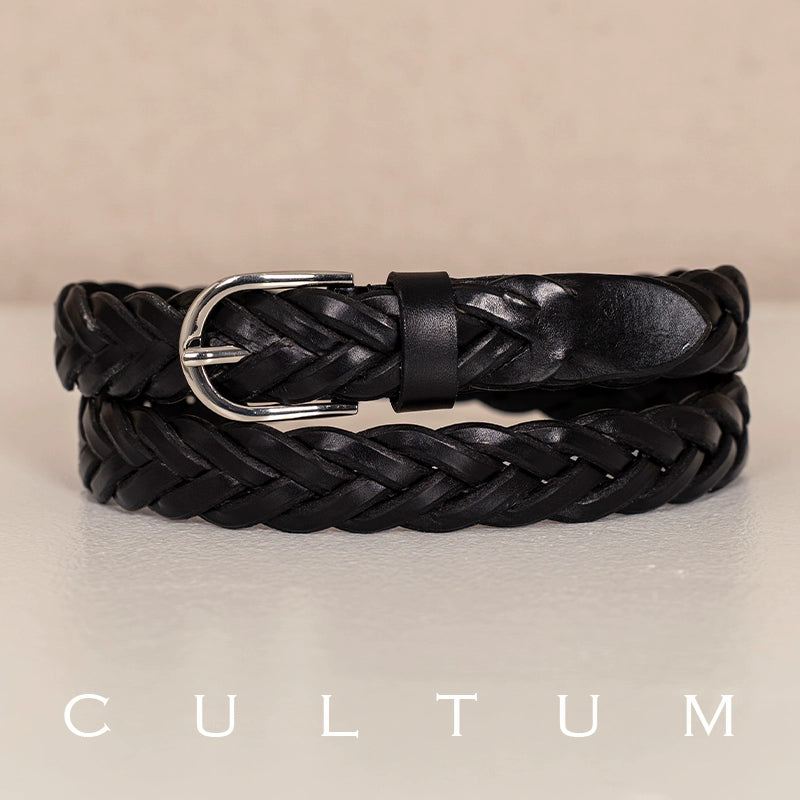 CULTUM First Layer Pure Cowhide Classic Casual Retro Belt