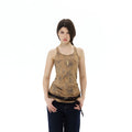 WLNEXT Retro Leopard Print Vest