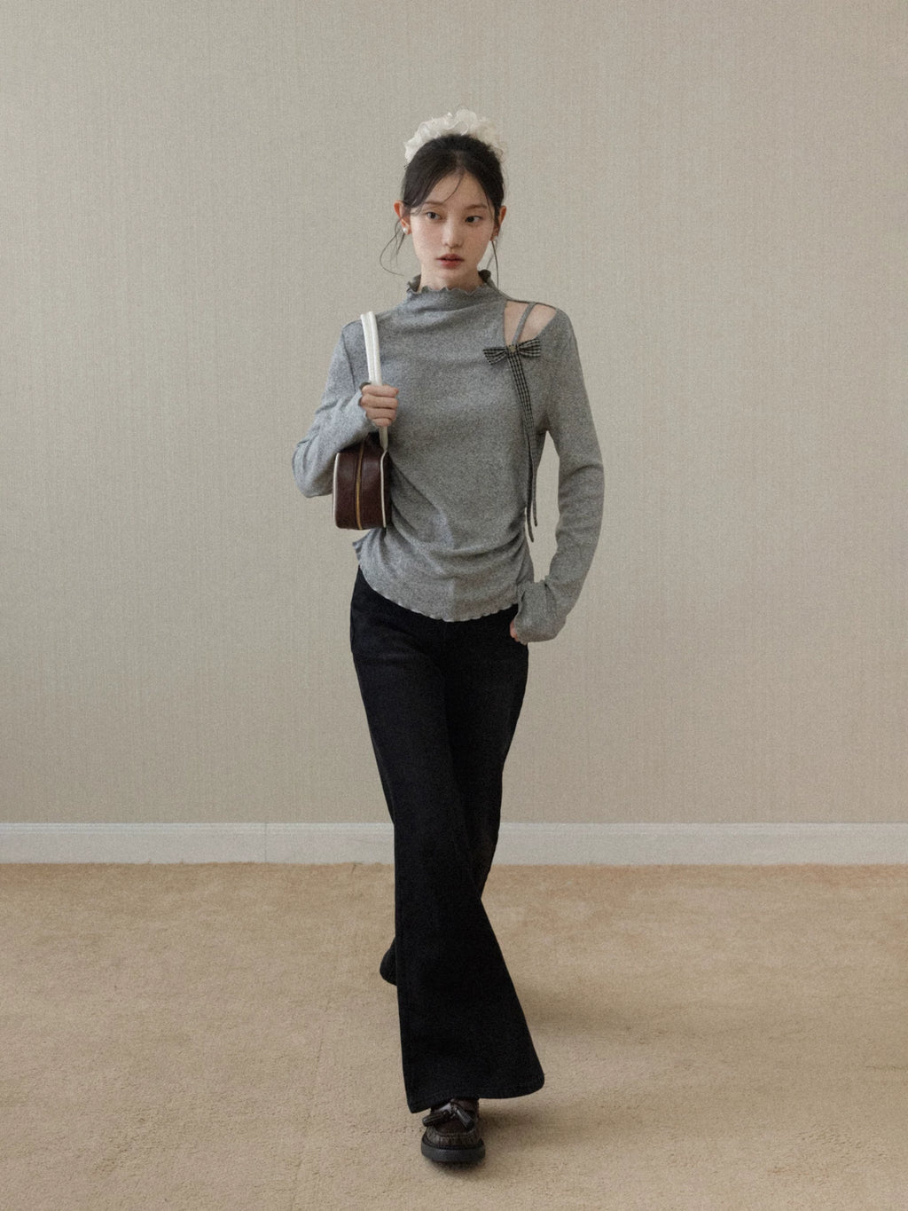 Cantonstory Vintage High Waist Skinny Jeans