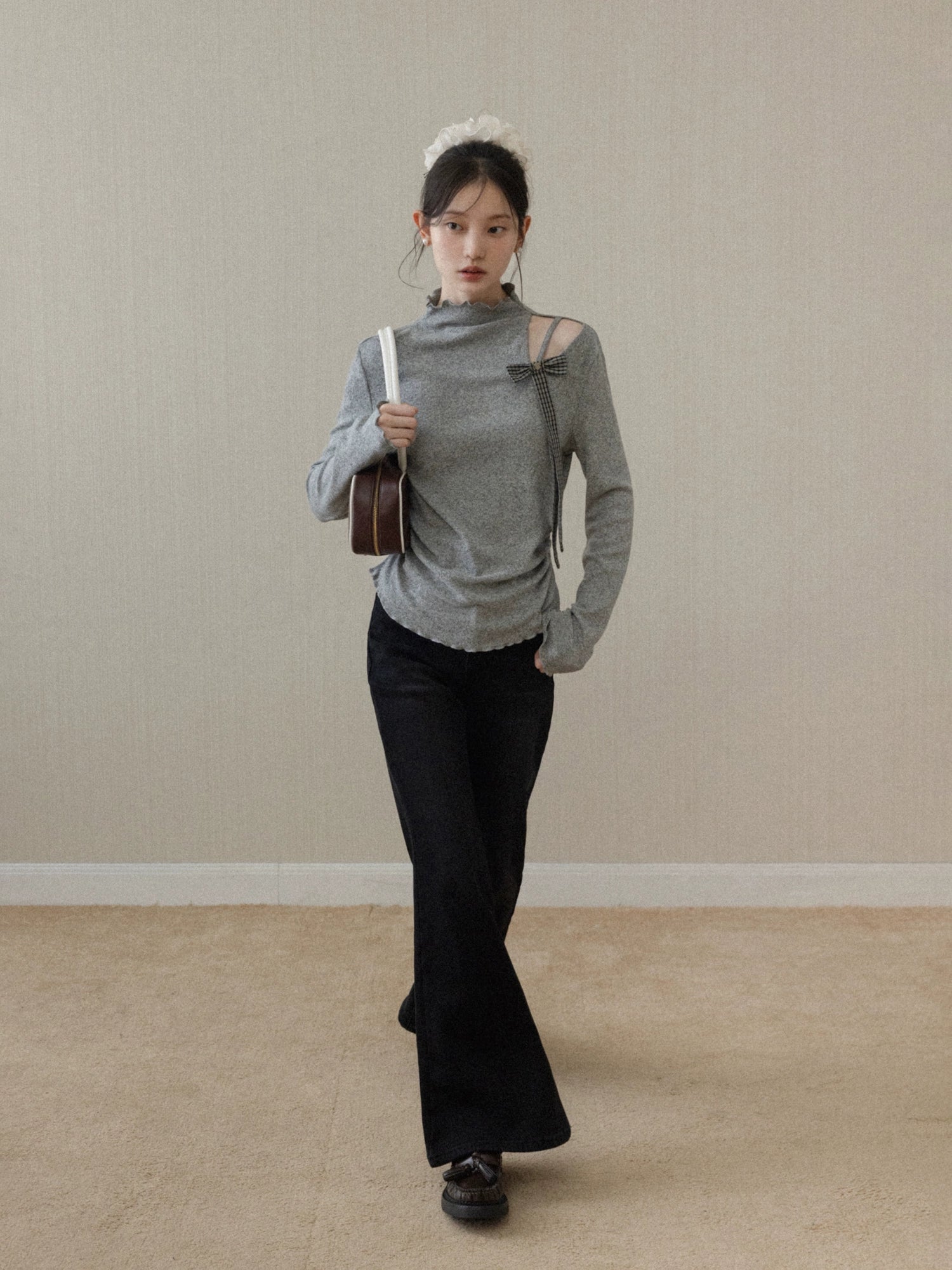 Cantonstory Vintage High Waist Skinny Jeans