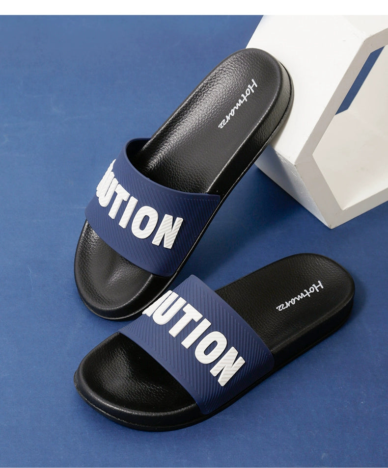Hotmarzz Outdoor Wear Casual Thick-bottomed One-Word Slippers