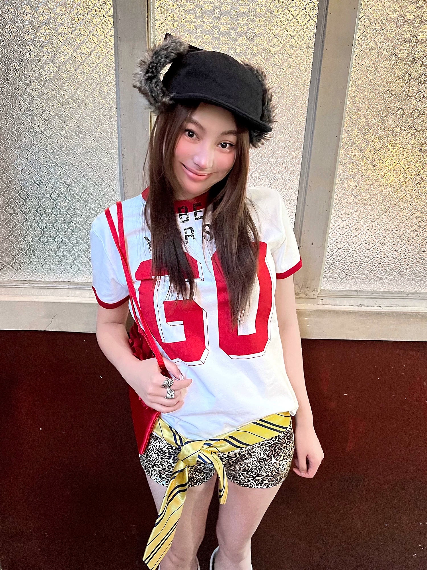 WebSurfGroup Couple Cotton Printed Front Shoulder Short Sleeves