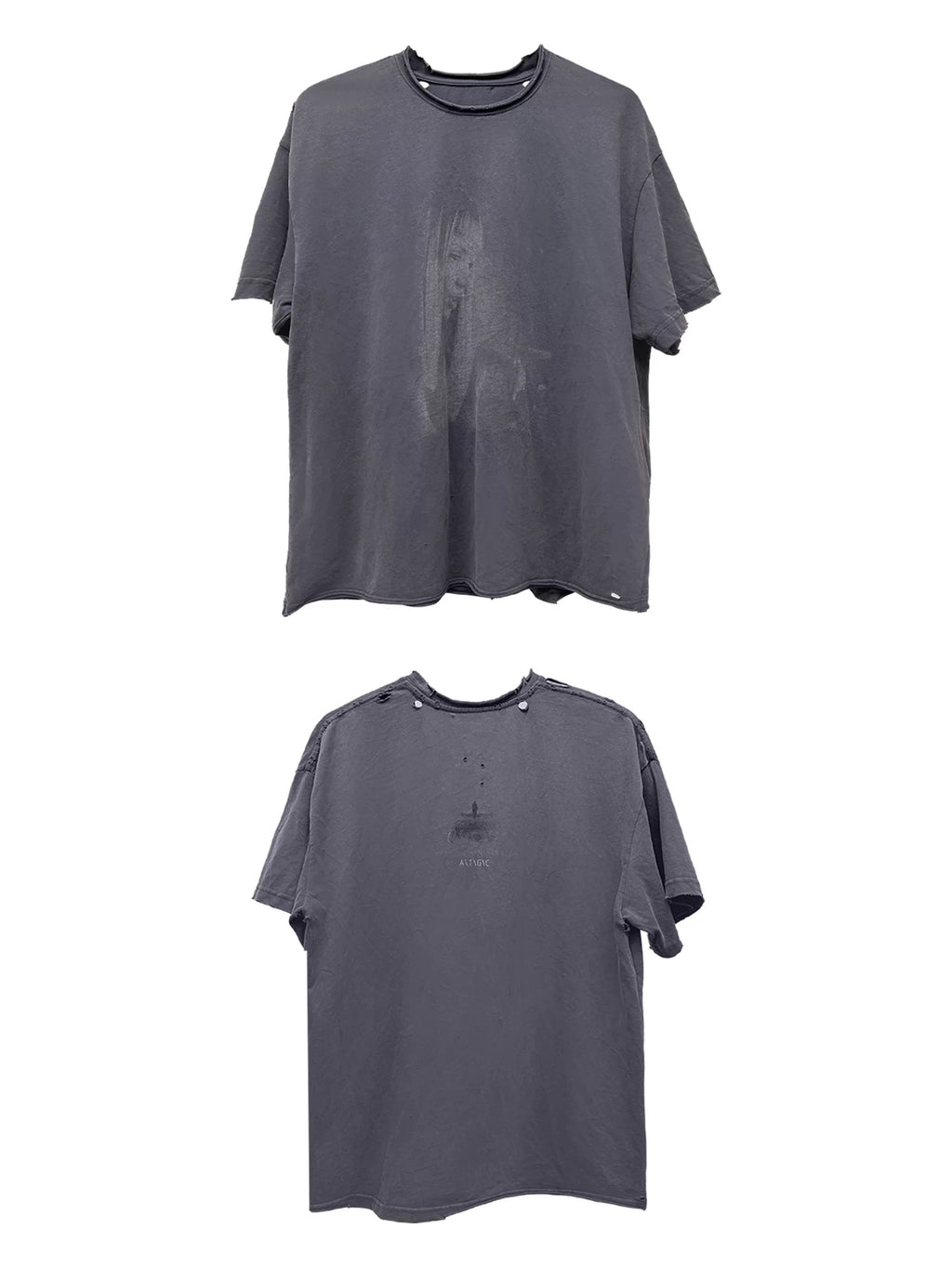 WANNA LAB Retro Short Wide Old Tee