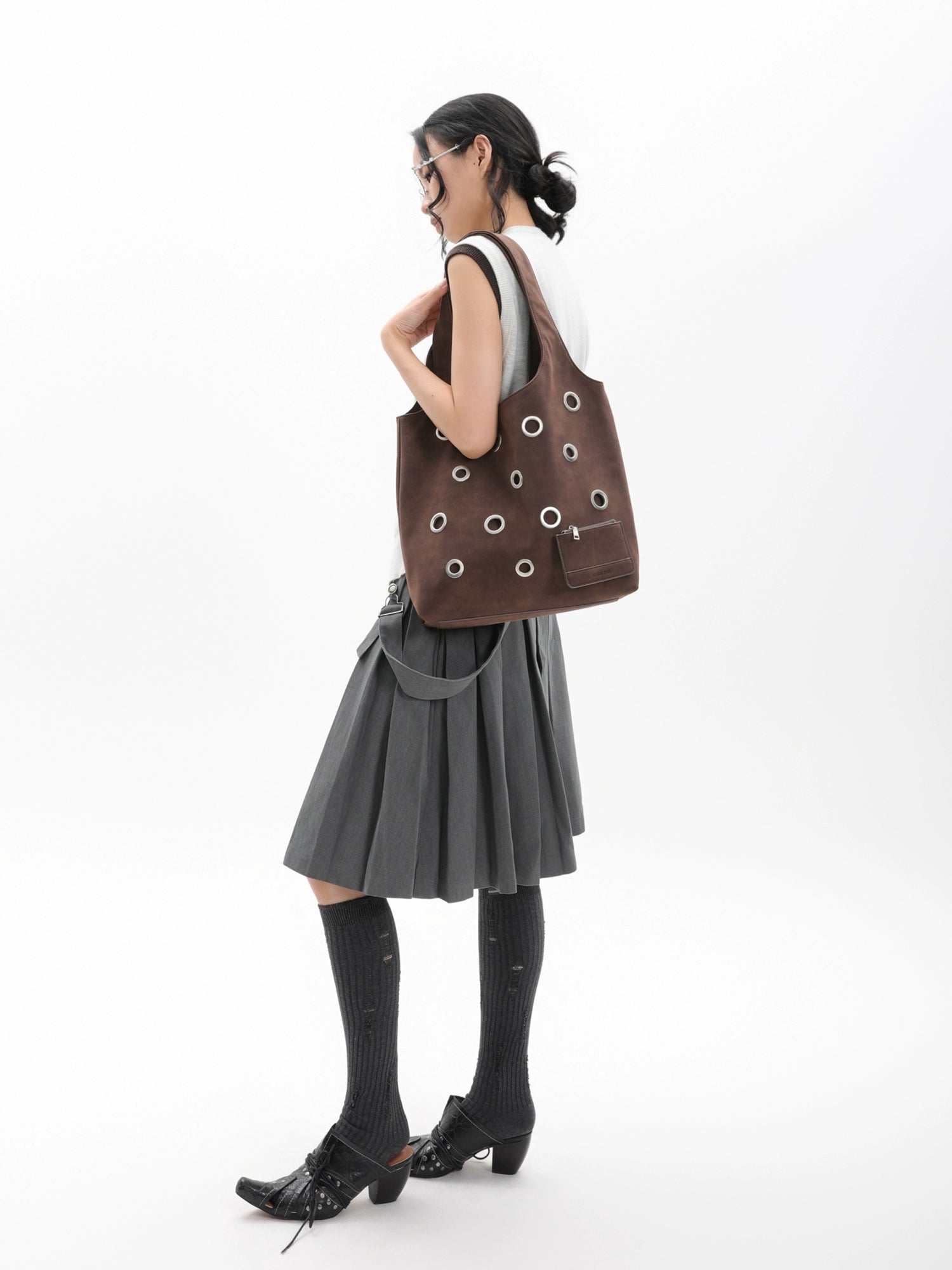 JANDRESS Large Capacity Tote Armpit Bag