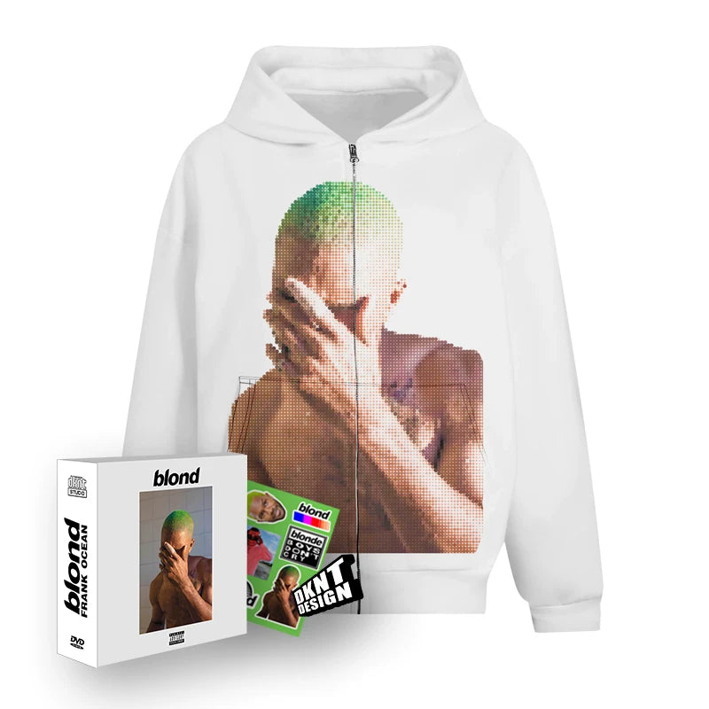 DKNT Frank Ocean Fahi blond album Hoodie