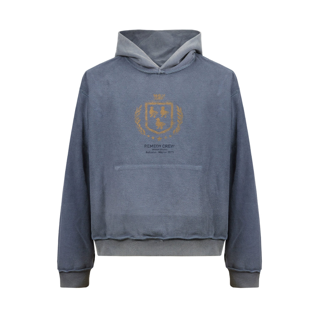 Remedy Vintage Loose Double Sided Hooded Sweater