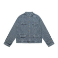 CHANYOOU Retro Short Xiaoxiangfeng Denim Jacket