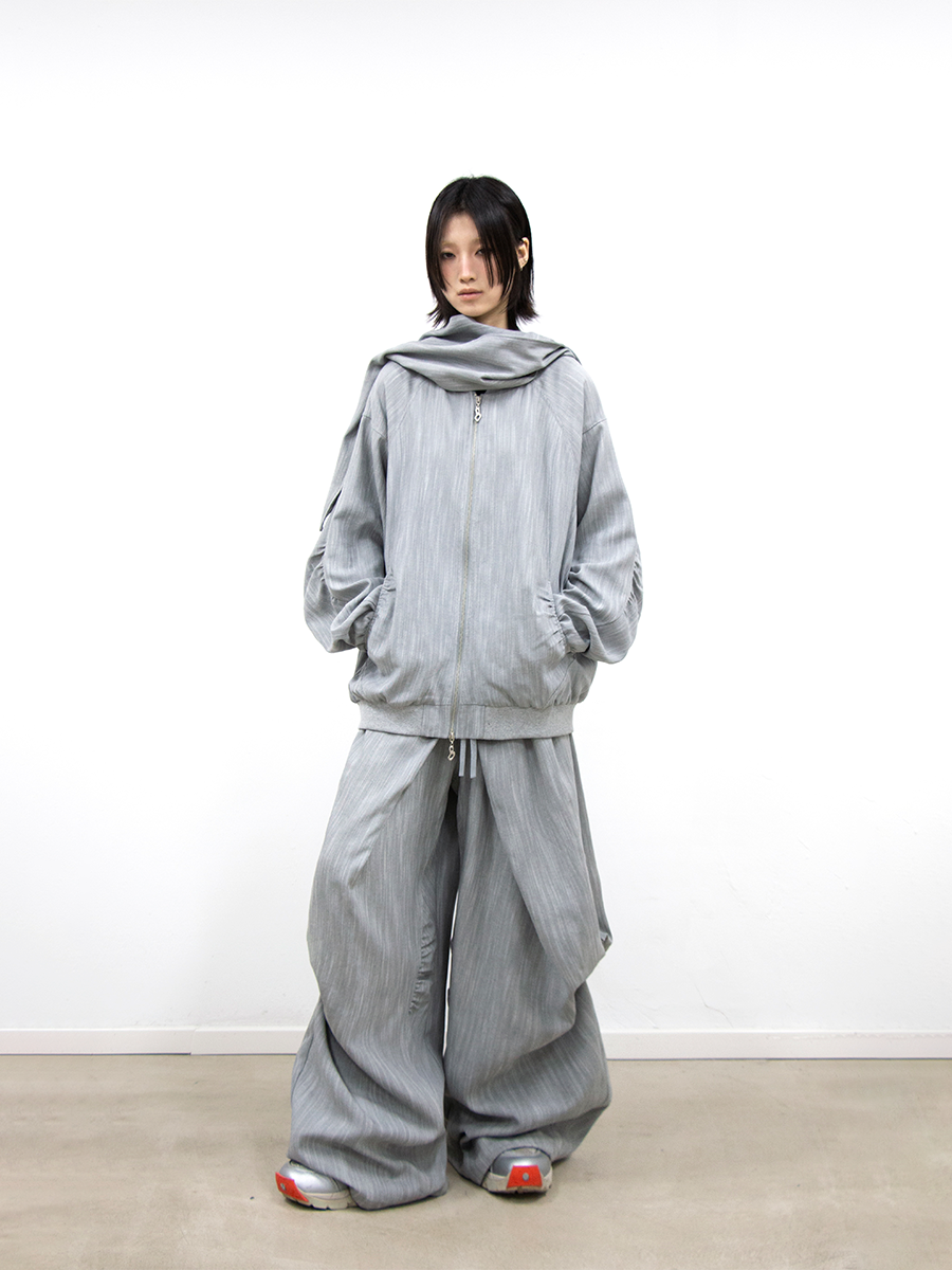 RELABEL Removable Hooded Casual Jacket