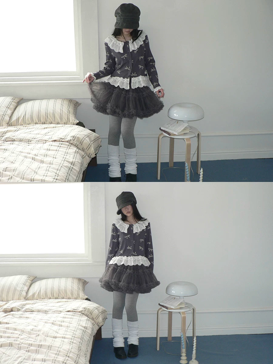 Ang: Project Vintage Lace Fungus Edge Puffy Skirt