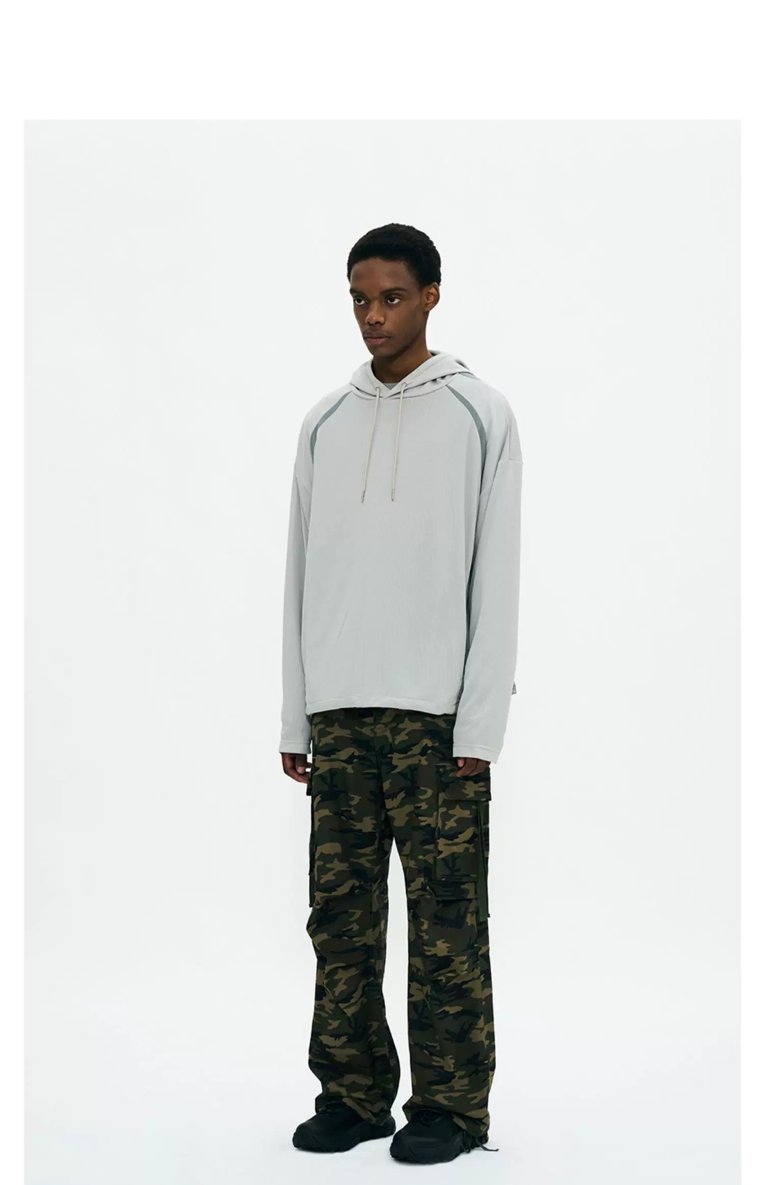 PARTIMENTO Casual Versatile Hooded Long Sleeve