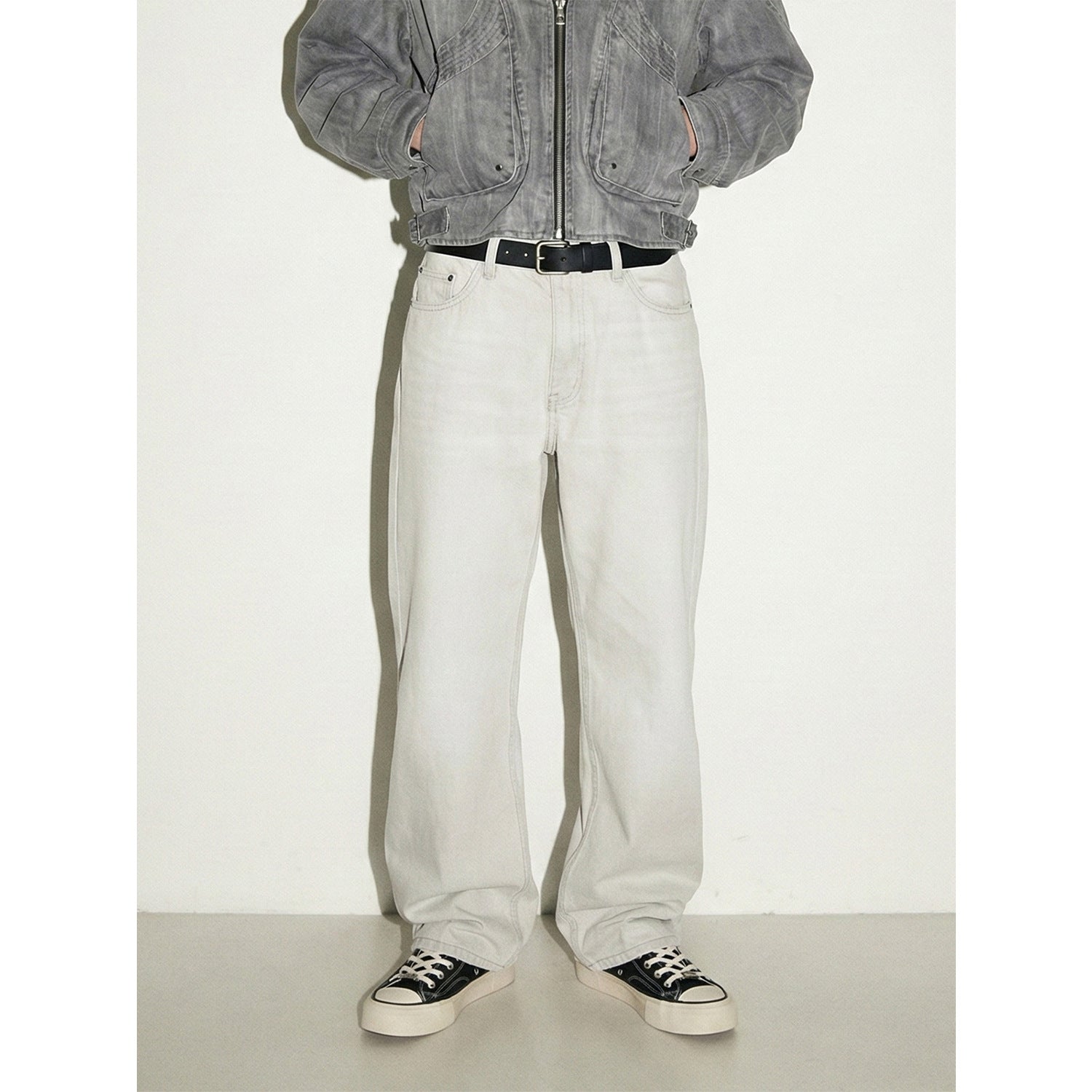 MADEEXTREME Loose Straight Casual Jeans