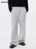Blank Map Fleece Thickened Loose Sweatpants