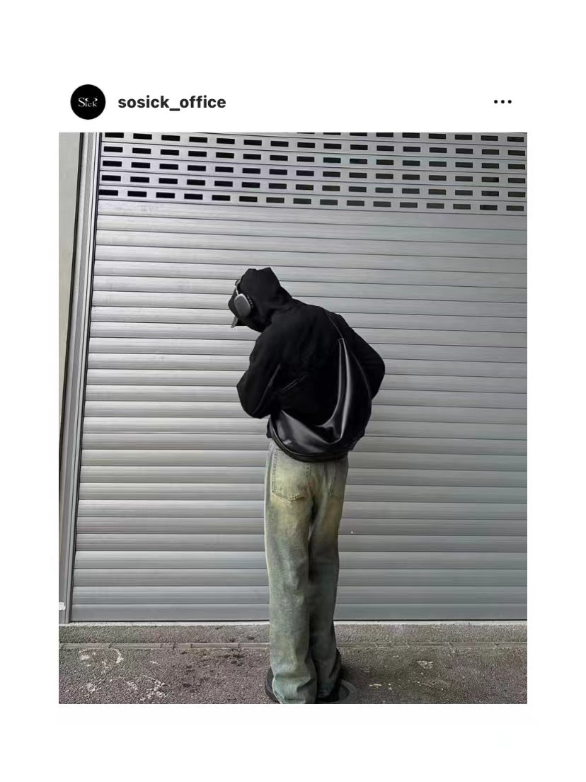 So Sick original  large capacity shoulder messenger commuter handbag