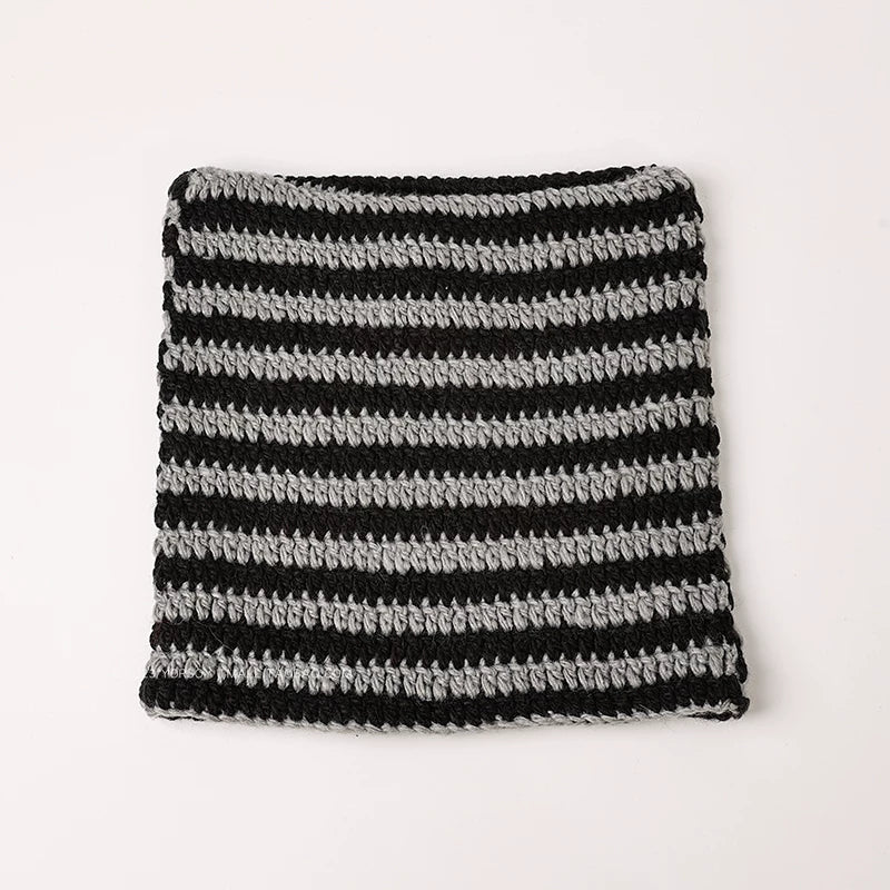 YORSOY Knitted Striped Wool Hat
