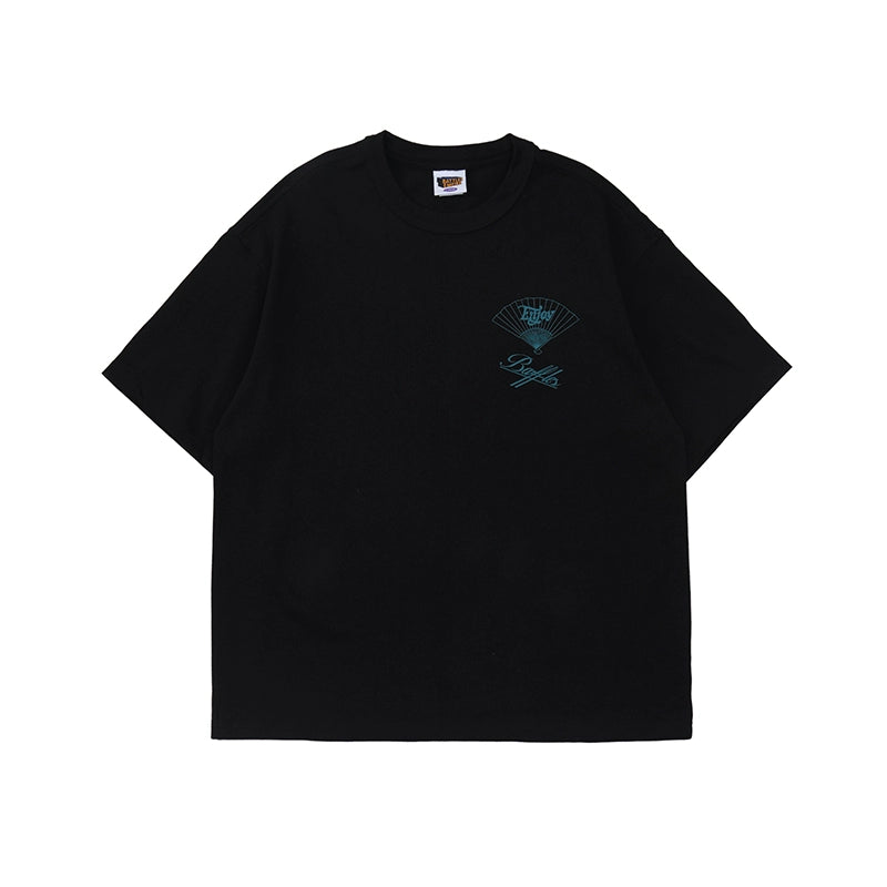 Battles Vintage Loose Casual Crew Neck Tee