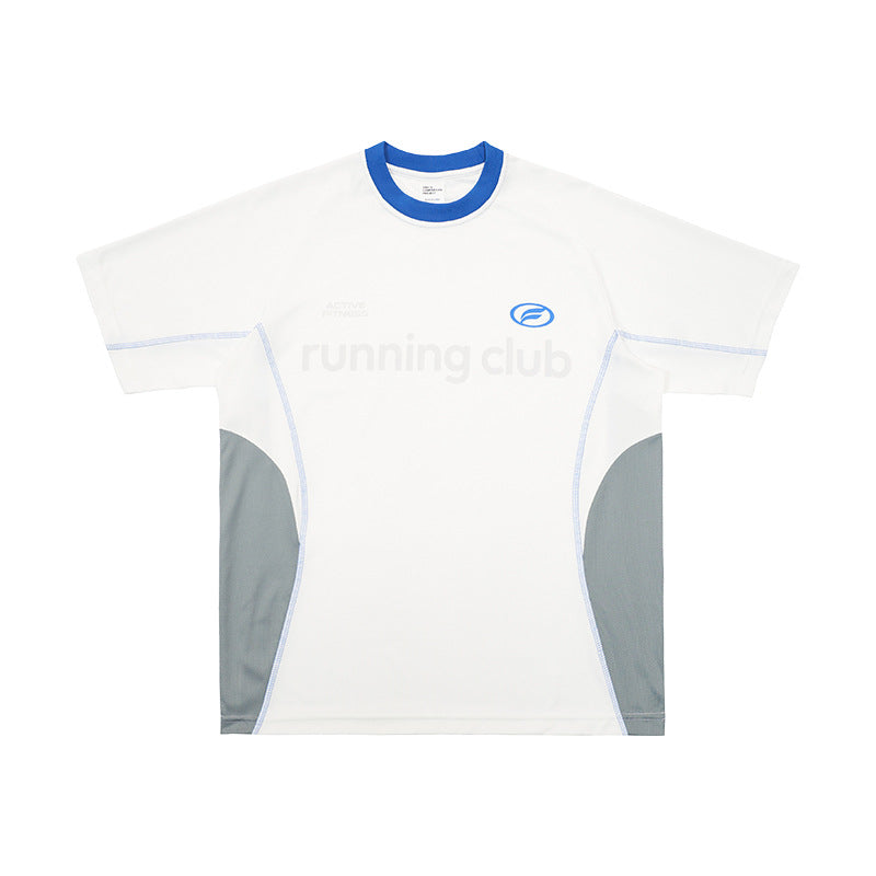 UNF Reflective Printing Splicing Contrasting Tee