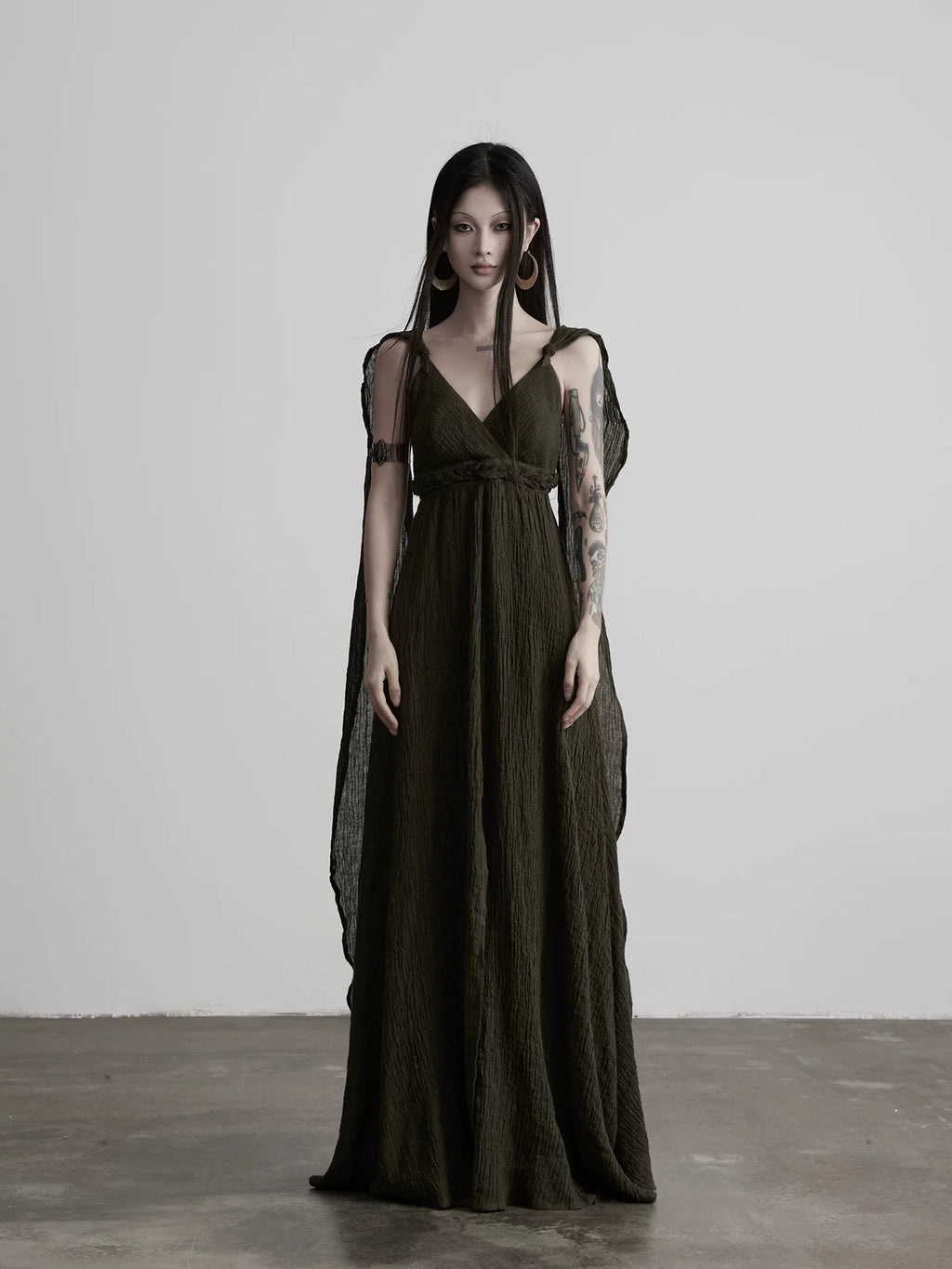 INDULGE Streamer Waist Suspender Dress