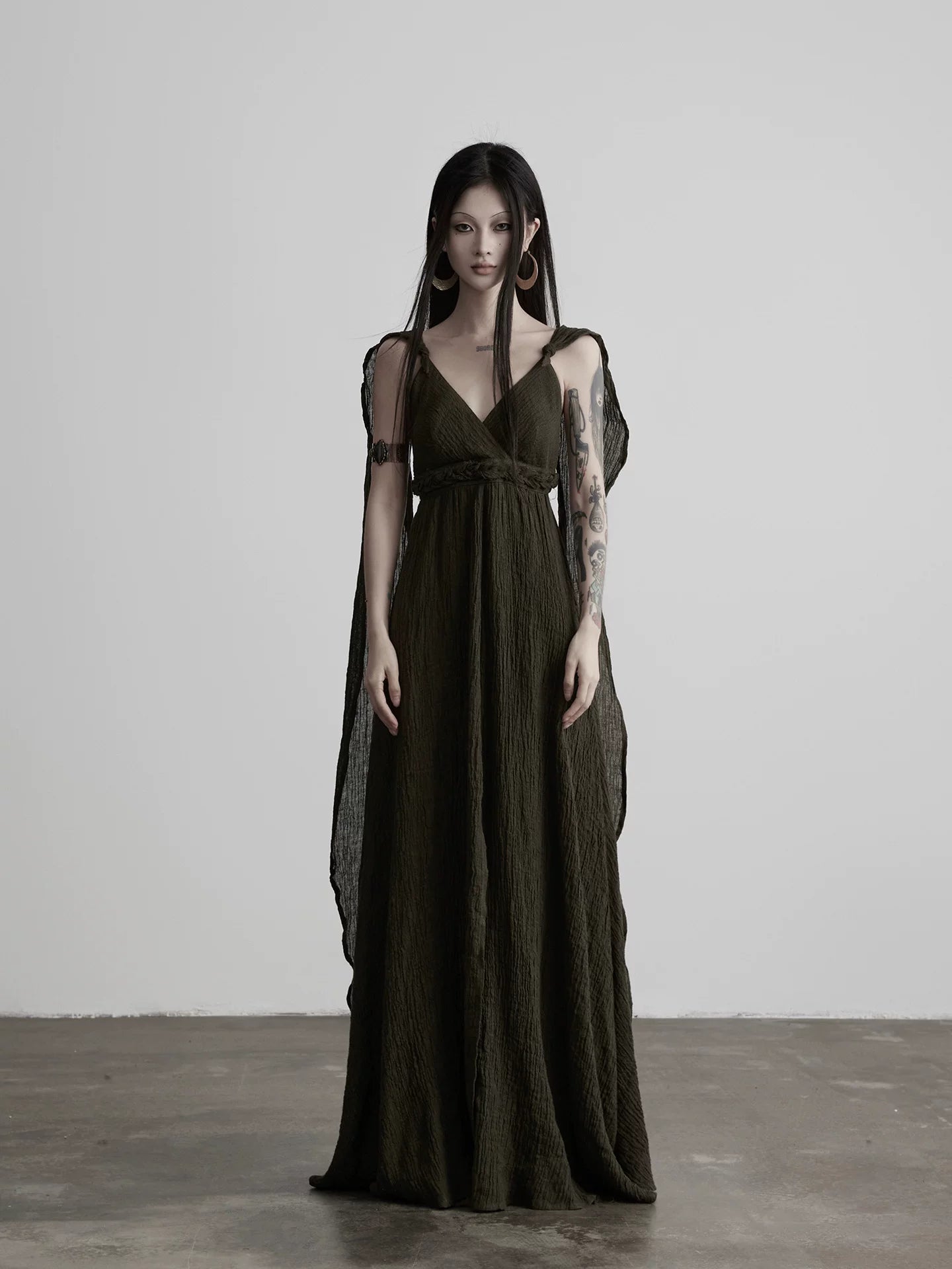 INDULGE Streamer Waist Suspender Dress