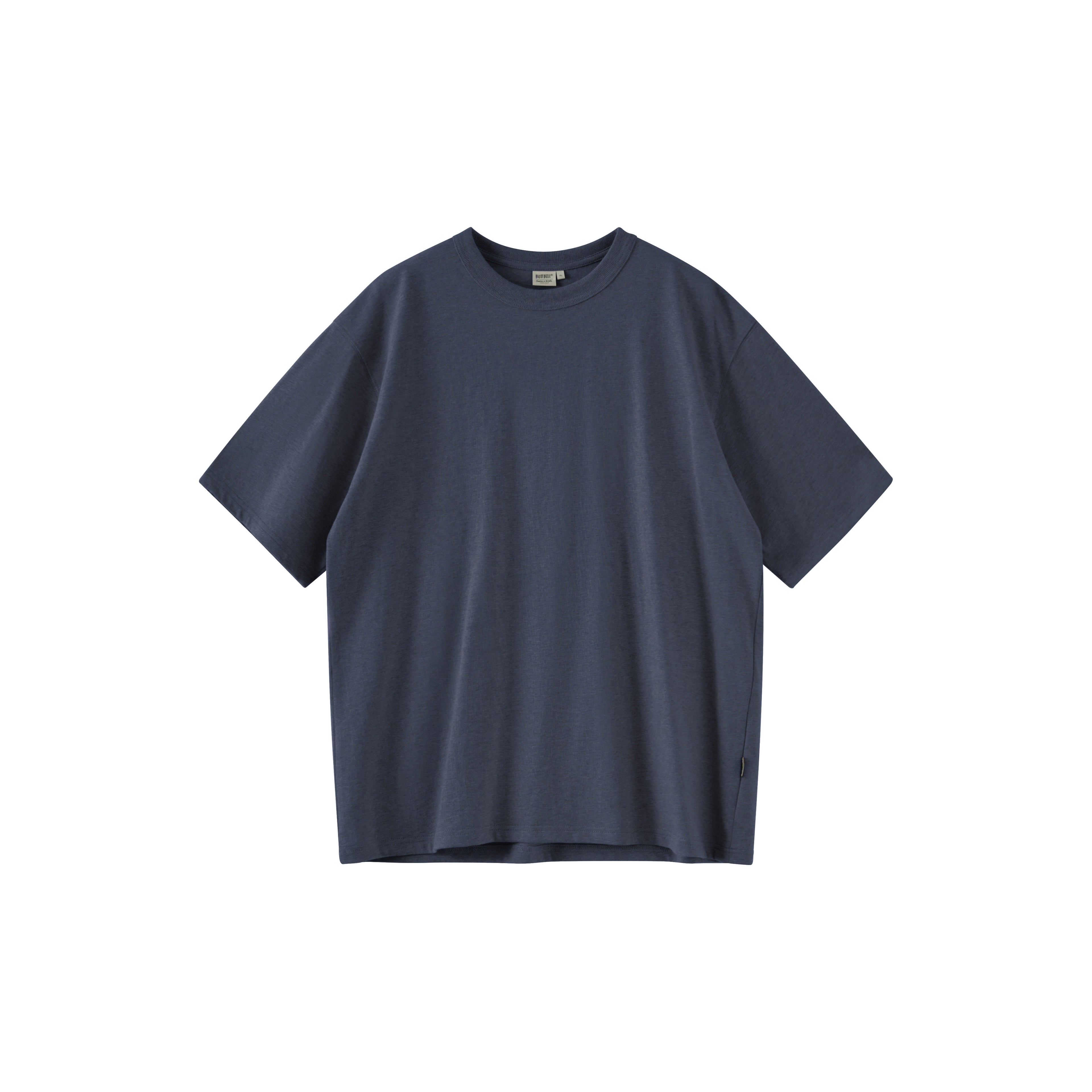 BUTTBILL custom-woven flower yarn fabric washed Japanese Tee