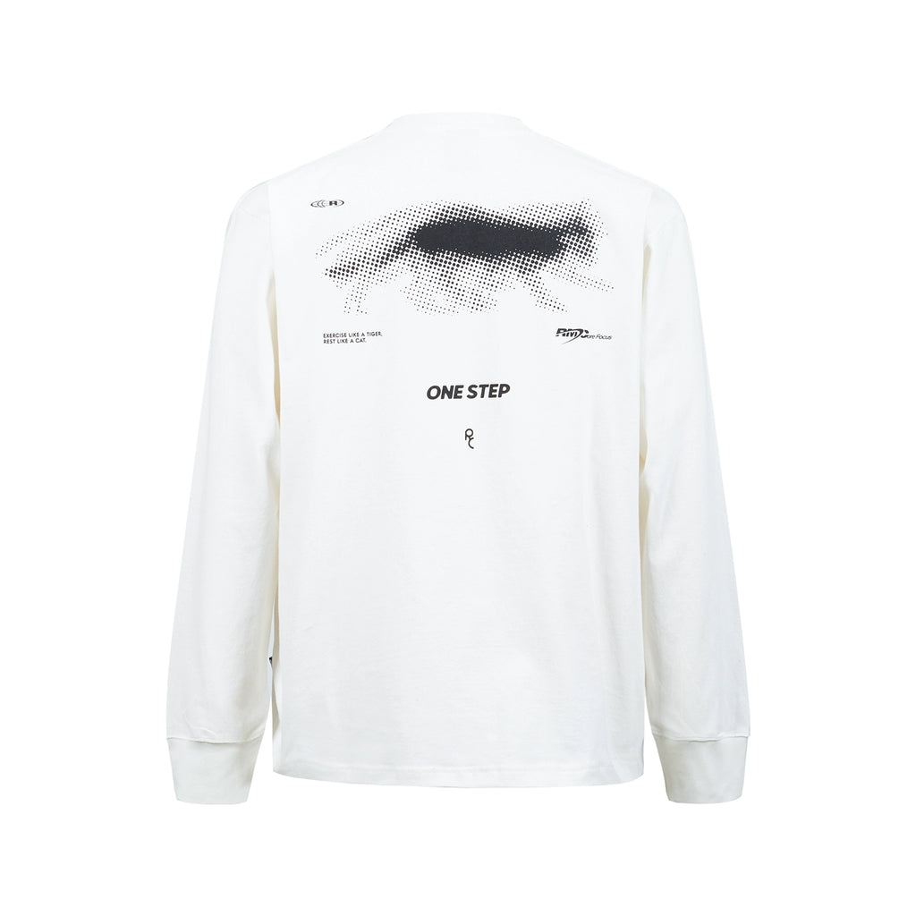 Remedy Phantom Cat Print Loose Long Sleeves