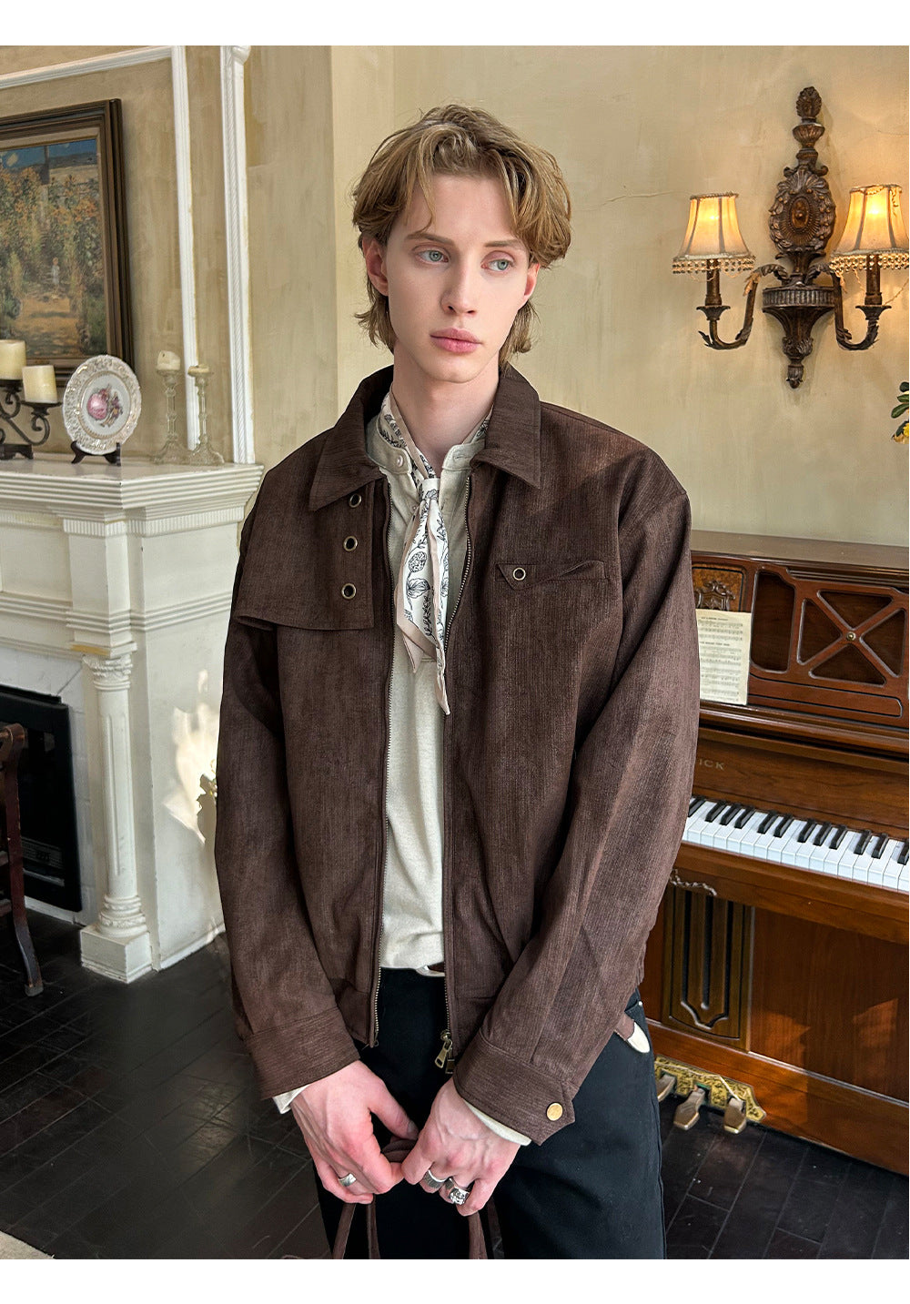 EME Slack Vintage Lapel Jacket
