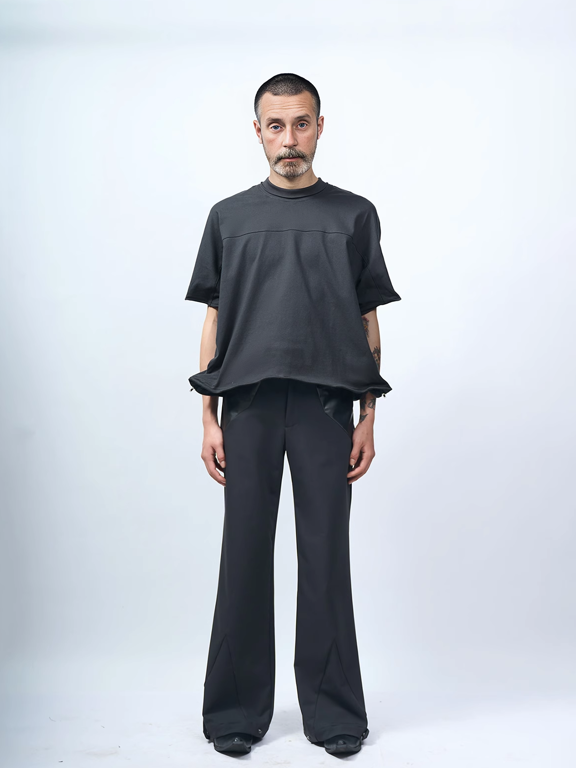 ETHEREAL PRODUCTION Deconstruction Zipper Wire Tee